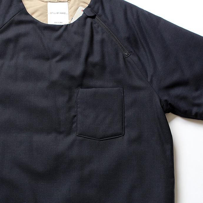 121811878 STILL BY HAND / シンサレート中綿入り半袖プルオーバー BL0273 - 全2色<img class='new_mark_img2' src='//img.shop-pro.jp/img/new/icons47.gif' style='border:none;display:inline;margin:0px;padding:0px;width:auto;' /> 02