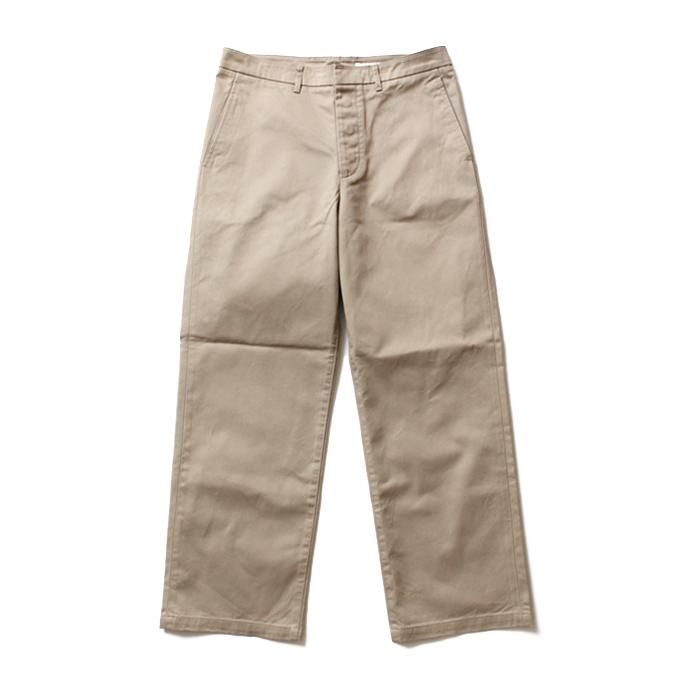 STILL BY HAND ウエストポイントツイル ワイドシルエットパンツ PT0273 全2色 02