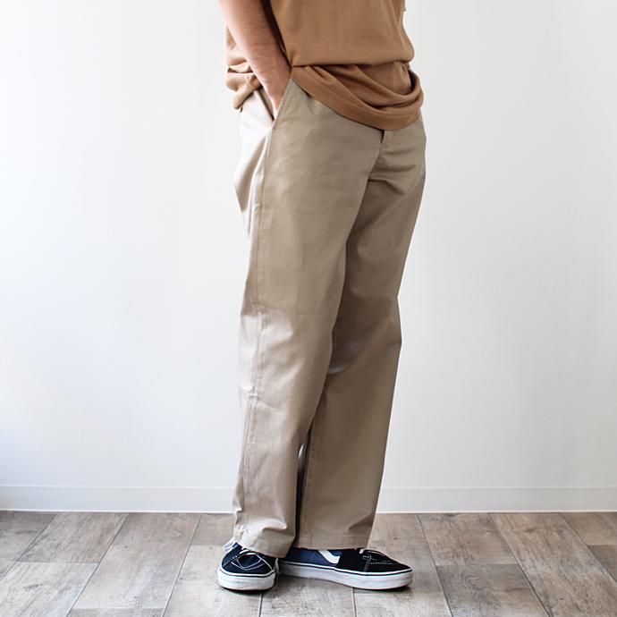 STILL BY HAND ウエストポイントツイル ワイドシルエットパンツ PT0273 全2色 02