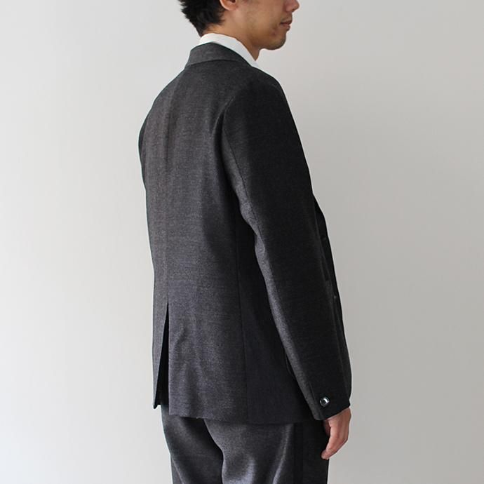 STILL BY HAND マルチファブリック ウールジャケット JK0373 グレー 02