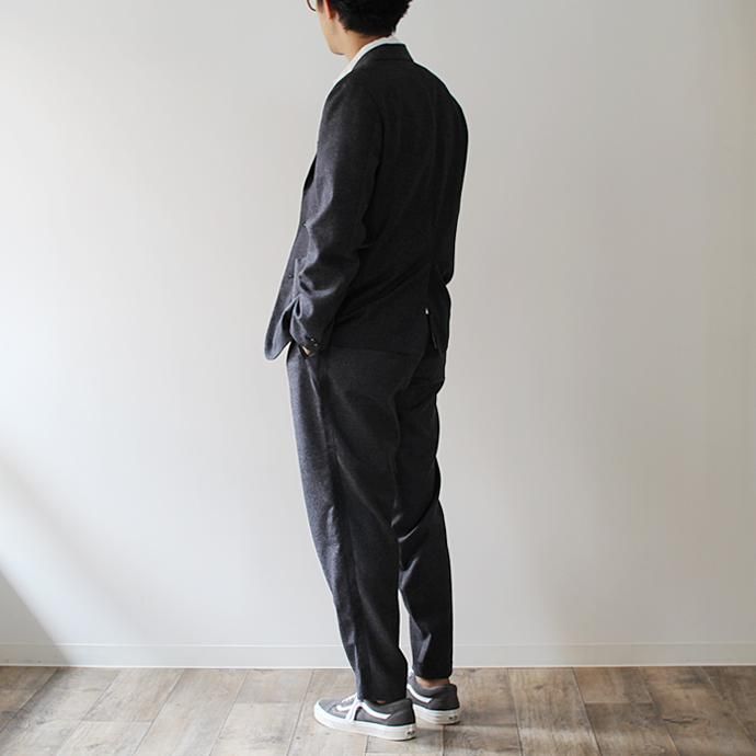 STILL BY HAND マルチファブリック ウールジャケット JK0373 グレー 02