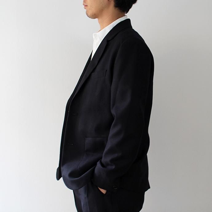122209618 STILL BY HAND / マルチファブリック ウールジャケット JK0373 ネイビー<img class='new_mark_img2' src='//img.shop-pro.jp/img/new/icons47.gif' style='border:none;display:inline;margin:0px;padding:0px;width:auto;' /> 02