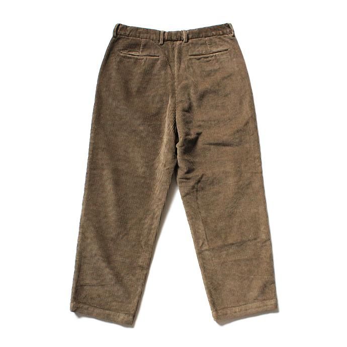 122332265 RICCARDO METHA / One Tuck Wide Trousers Corduroy コーデュロイ ワンタック ワイドパンツ - Beige<img class='new_mark_img2' src='//img.shop-pro.jp/img/new/icons47.gif' style='border:none;display:inline;margin:0px;padding:0px;width:auto;' /> 02