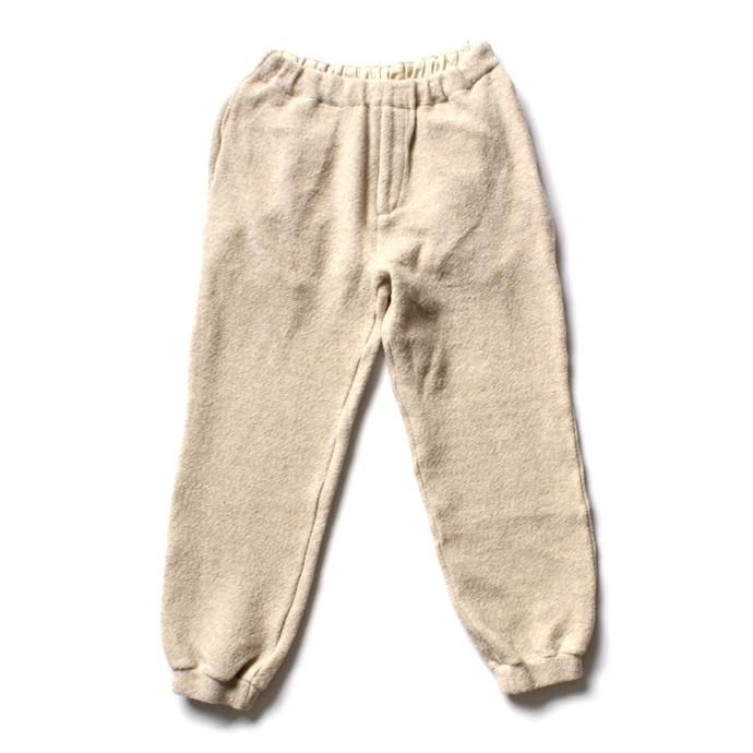 blurhms blurhms / Tweed Fleece Pants BHS-C17FW20 - Ivory ツイードフリースパンツ アイボリー 01