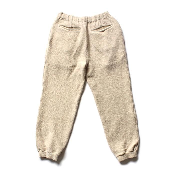 blurhms blurhms / Tweed Fleece Pants BHS-C17FW20 - Ivory ツイードフリースパンツ アイボリー 02
