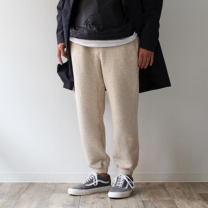 blurhms blurhms / Tweed Fleece Pants BHS-C17FW20 - Ivory ツイードフリースパンツ アイボリー 02