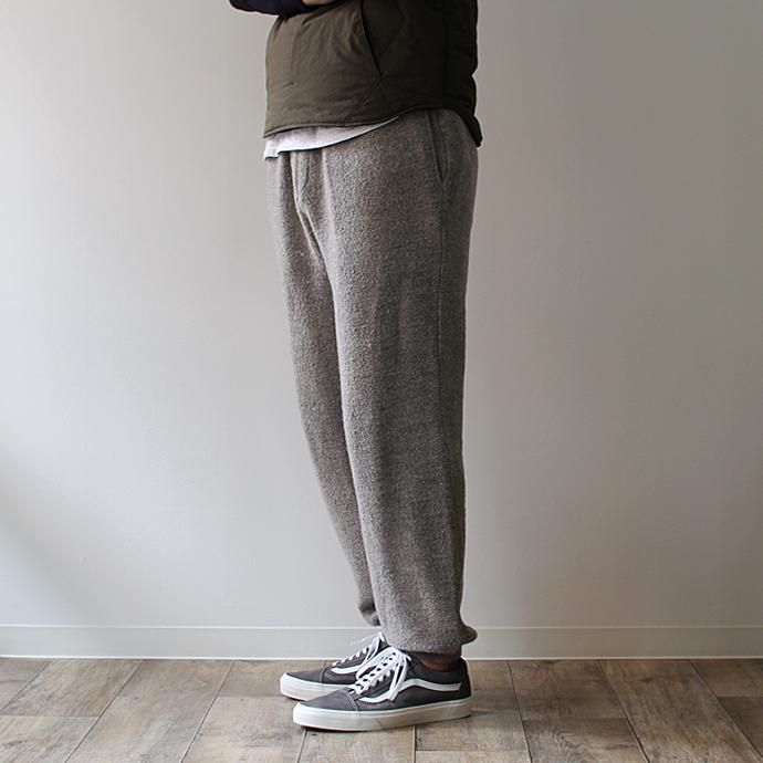 blurhms blurhms / Tweed Fleece Pants BHS-C17FW20 - C.Grey 02