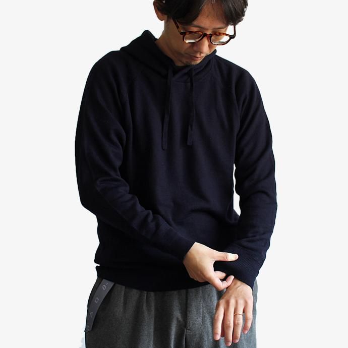 STILL BY HAND ウール ハイゲージニットパーカー KN0373 全2色 02