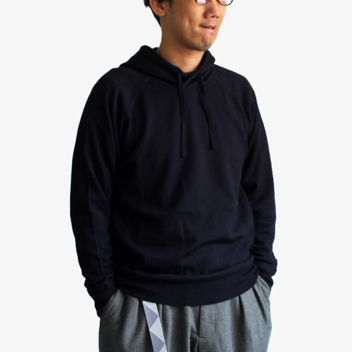 STILL BY HAND ウール ハイゲージニットパーカー KN0373 全2色 02
