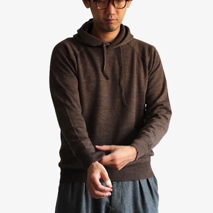STILL BY HAND ウール ハイゲージニットパーカー KN0373 全2色 02