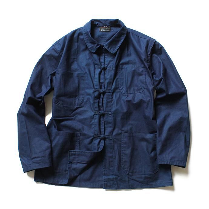 122737892 デッドストック フレンチ チャイナワークジャケット&パンツ セットアップ - インディゴ<img class='new_mark_img2' src='//img.shop-pro.jp/img/new/icons47.gif' style='border:none;display:inline;margin:0px;padding:0px;width:auto;' /> 02