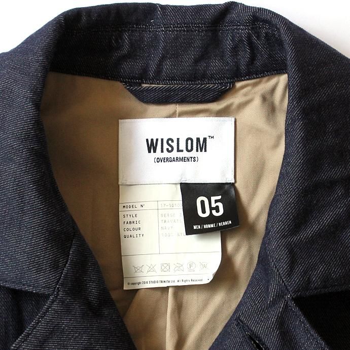WISLOM SERGE 2.0 ワークコート - TRAVAIL ナイロンデニム 02