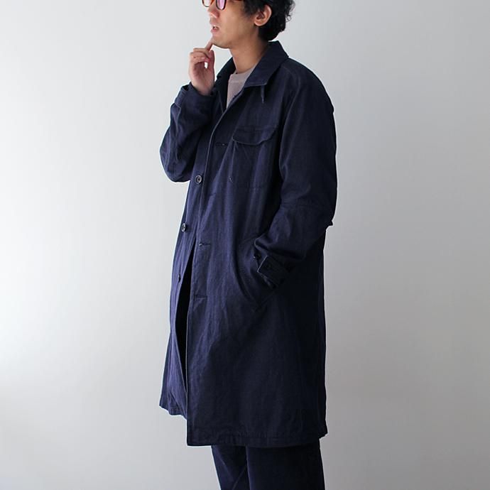 WISLOM SERGE 2.0 ワークコート - TRAVAIL ナイロンデニム 02