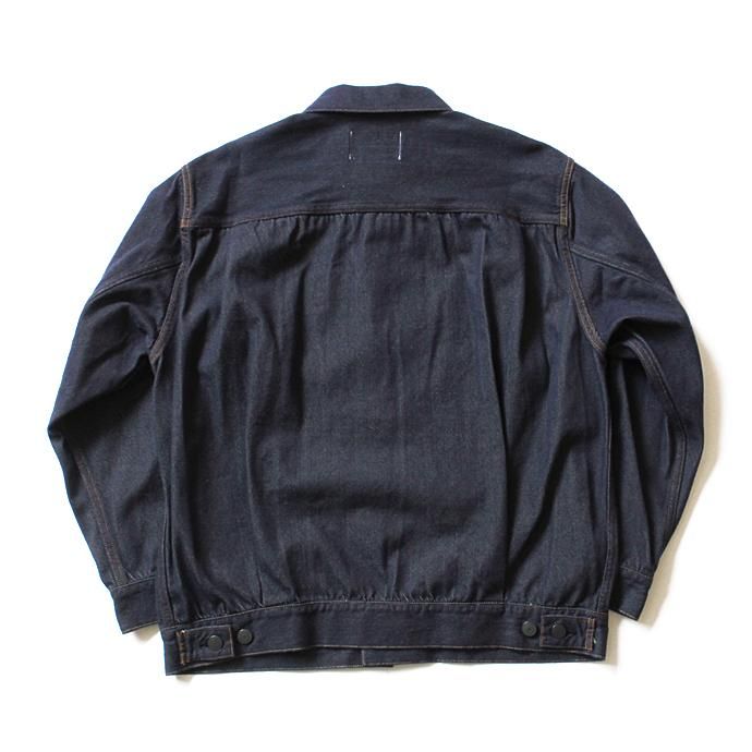 122829308 WISLOM / MILLS デニムジャケット型ブルゾン - TRAVAIL ナイロンデニム<img class='new_mark_img2' src='//img.shop-pro.jp/img/new/icons47.gif' style='border:none;display:inline;margin:0px;padding:0px;width:auto;' /> 02