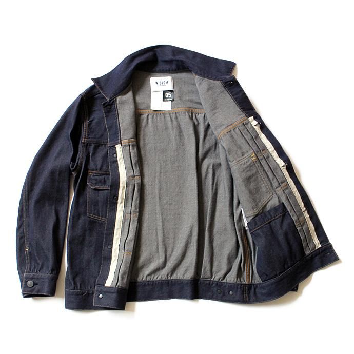 122829308 WISLOM / MILLS デニムジャケット型ブルゾン - TRAVAIL ナイロンデニム<img class='new_mark_img2' src='//img.shop-pro.jp/img/new/icons47.gif' style='border:none;display:inline;margin:0px;padding:0px;width:auto;' /> 02