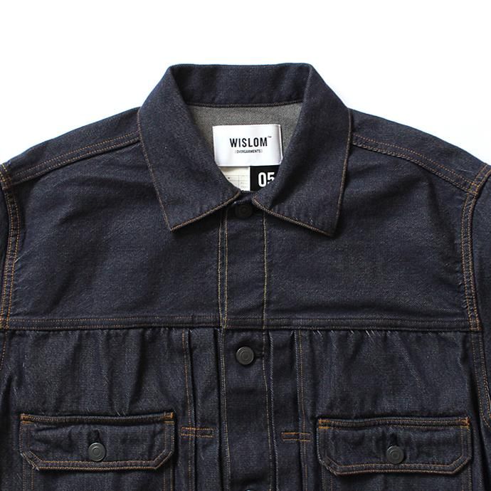 122829308 WISLOM / MILLS デニムジャケット型ブルゾン - TRAVAIL ナイロンデニム<img class='new_mark_img2' src='//img.shop-pro.jp/img/new/icons47.gif' style='border:none;display:inline;margin:0px;padding:0px;width:auto;' /> 02