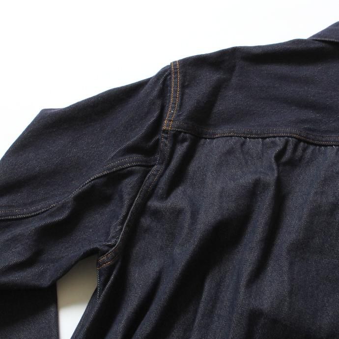 122829308 WISLOM / MILLS デニムジャケット型ブルゾン - TRAVAIL ナイロンデニム<img class='new_mark_img2' src='//img.shop-pro.jp/img/new/icons47.gif' style='border:none;display:inline;margin:0px;padding:0px;width:auto;' /> 02