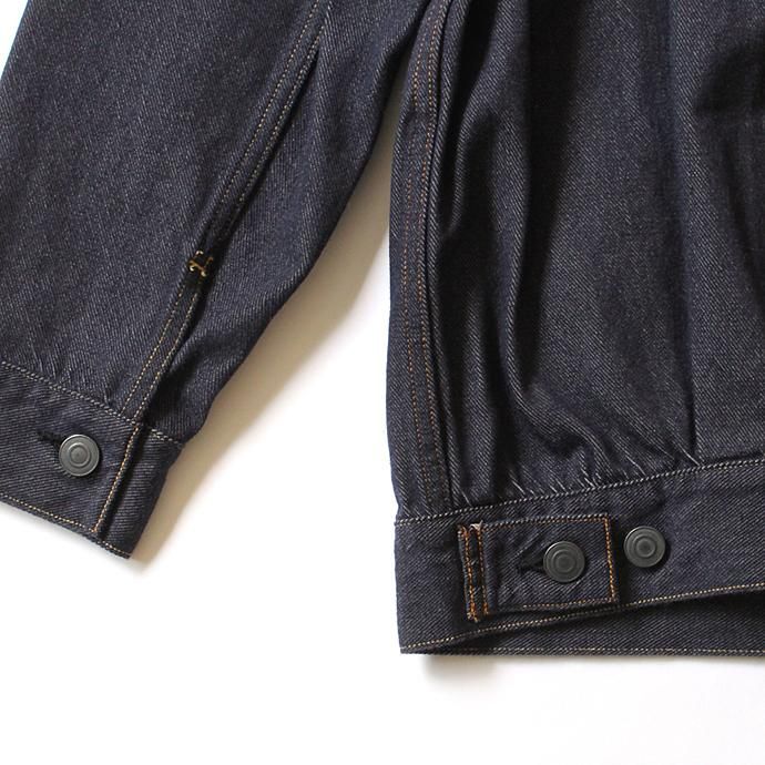 122829308 WISLOM / MILLS デニムジャケット型ブルゾン - TRAVAIL ナイロンデニム<img class='new_mark_img2' src='//img.shop-pro.jp/img/new/icons47.gif' style='border:none;display:inline;margin:0px;padding:0px;width:auto;' /> 02