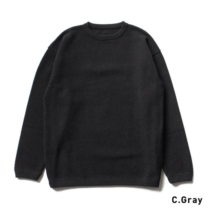 crepuscule crepuscule / Moss Stitch L/S 鹿の子編みクルーネックプルオーバー 1703-002 全5色<img class='new_mark_img2' src='//img.shop-pro.jp/img/new/icons47.gif' style='border:none;display:inline;margin:0px;padding:0px;width:auto;' /> 02
