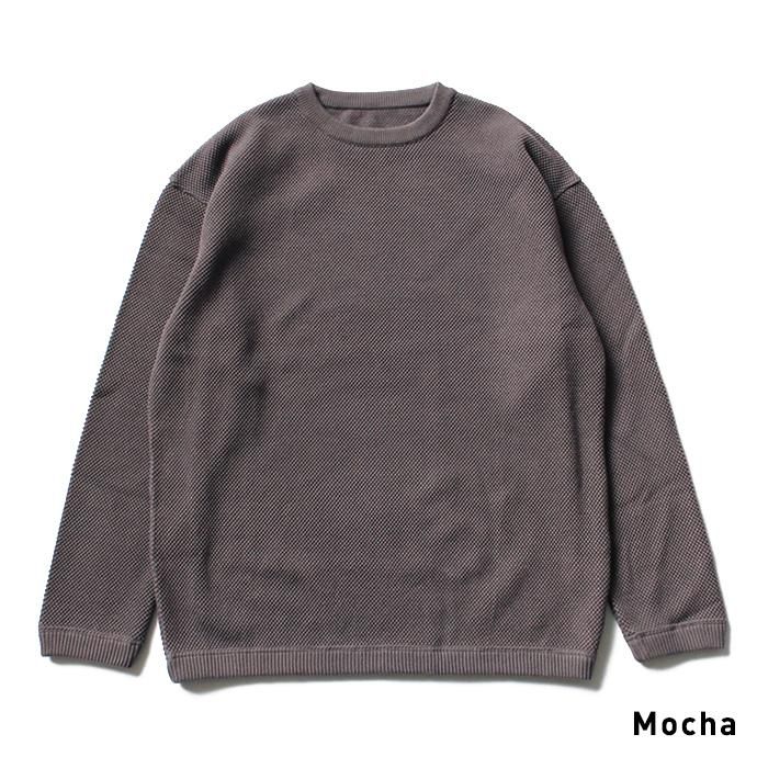 crepuscule crepuscule / Moss Stitch L/S 鹿の子編みクルーネックプルオーバー 1703-002 全5色<img class='new_mark_img2' src='//img.shop-pro.jp/img/new/icons47.gif' style='border:none;display:inline;margin:0px;padding:0px;width:auto;' /> 02