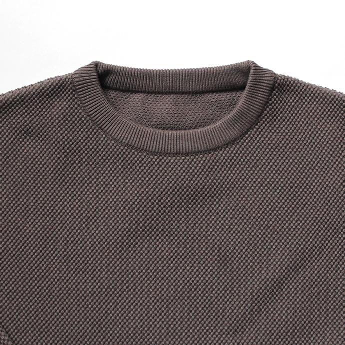 crepuscule crepuscule / Moss Stitch L/S 鹿の子編みクルーネックプルオーバー 1703-002 全5色<img class='new_mark_img2' src='//img.shop-pro.jp/img/new/icons47.gif' style='border:none;display:inline;margin:0px;padding:0px;width:auto;' /> 02