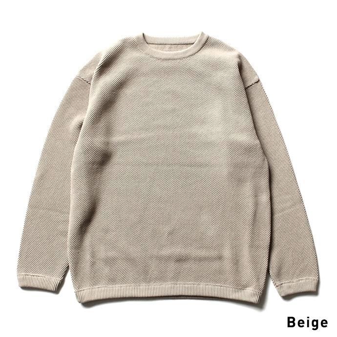 crepuscule crepuscule / Moss Stitch L/S 鹿の子編みクルーネックプルオーバー 1703-002 全5色<img class='new_mark_img2' src='//img.shop-pro.jp/img/new/icons47.gif' style='border:none;display:inline;margin:0px;padding:0px;width:auto;' /> 02