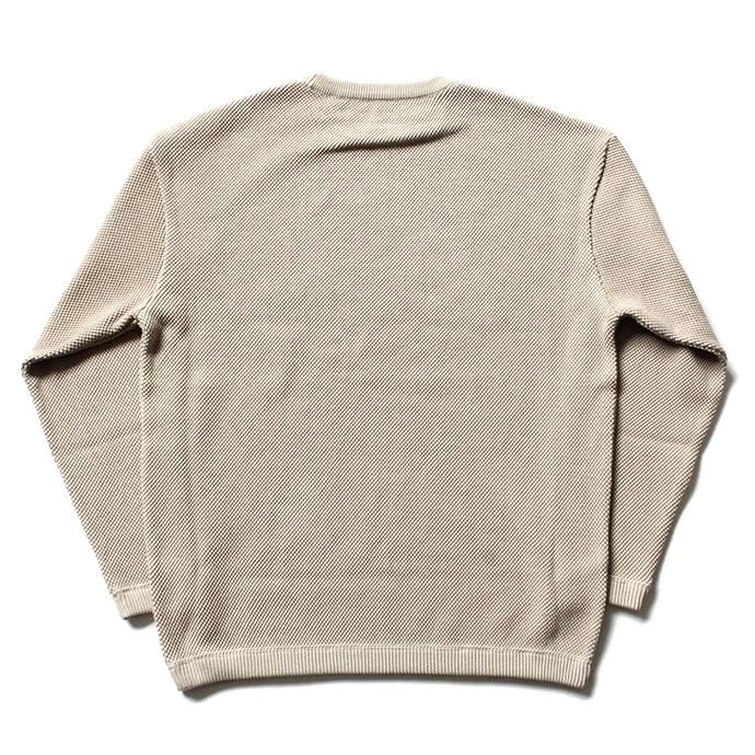 crepuscule crepuscule / Moss Stitch L/S 鹿の子編みクルーネックプルオーバー 1703-002 全5色<img class='new_mark_img2' src='//img.shop-pro.jp/img/new/icons47.gif' style='border:none;display:inline;margin:0px;padding:0px;width:auto;' /> 02