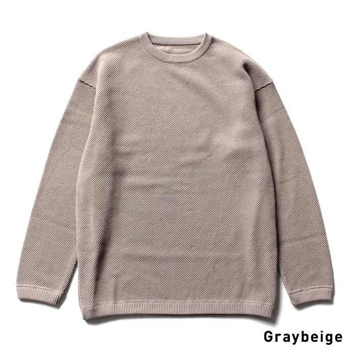 crepuscule crepuscule / Moss Stitch L/S 鹿の子編みクルーネックプルオーバー 1703-002 全5色<img class='new_mark_img2' src='//img.shop-pro.jp/img/new/icons47.gif' style='border:none;display:inline;margin:0px;padding:0px;width:auto;' /> 02