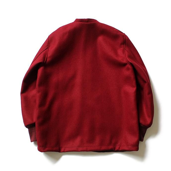 Other Brands SKOOKUM(スクーカム) / EHS別注 Vネックメルトンジャケット - Dark Cardinal 02