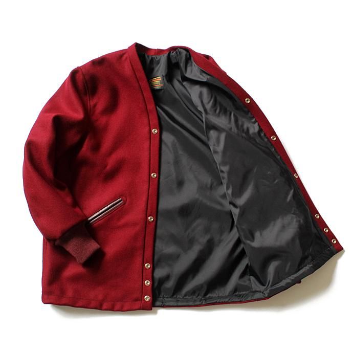 Other Brands SKOOKUM(スクーカム) / EHS別注 Vネックメルトンジャケット - Dark Cardinal 02