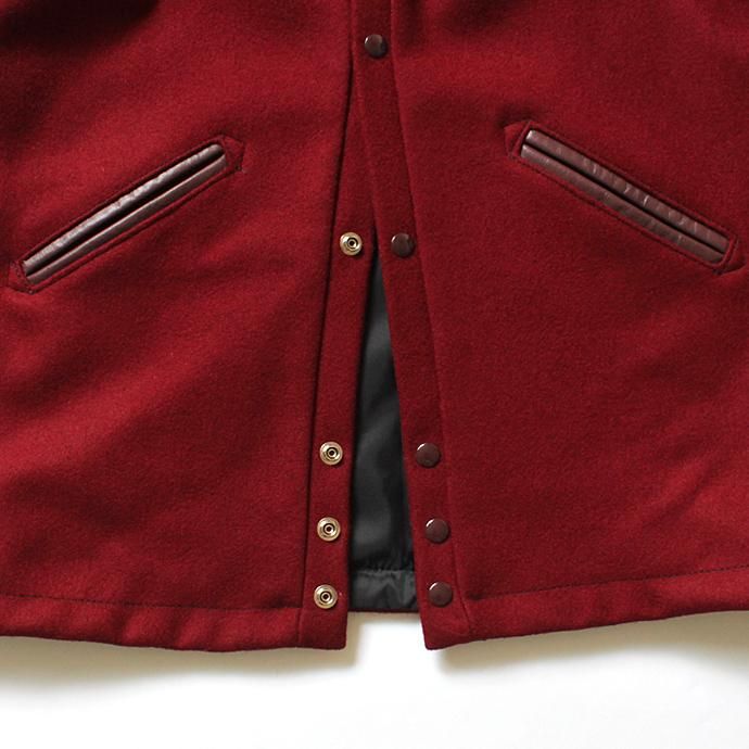 Other Brands SKOOKUM(スクーカム) / EHS別注 Vネックメルトンジャケット - Dark Cardinal 02