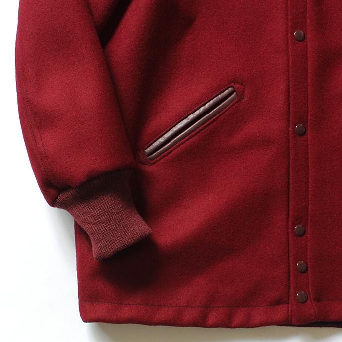 Other Brands SKOOKUM(スクーカム) / EHS別注 Vネックメルトンジャケット - Dark Cardinal 02