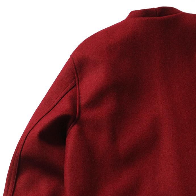 Other Brands SKOOKUM(スクーカム) / EHS別注 Vネックメルトンジャケット - Dark Cardinal 02