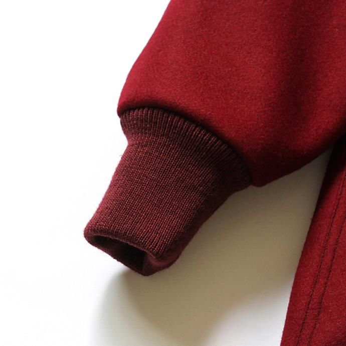 Other Brands SKOOKUM(スクーカム) / EHS別注 Vネックメルトンジャケット - Dark Cardinal 02