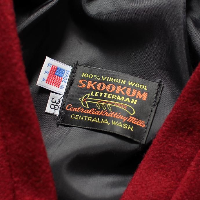 Other Brands SKOOKUM(スクーカム) / EHS別注 Vネックメルトンジャケット - Dark Cardinal 02