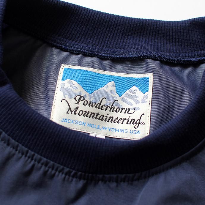 123144715 Powderhorn Mountaineering / Shelled Crew ナイロンシェル クルーネックプルオーバー - Navy 02