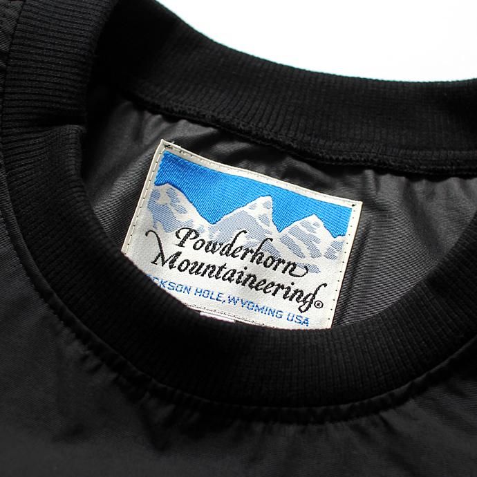 Powderhorn Mountaineering Shelled Crew ナイロンシェル クルーネックプルオーバー - Black<img class='new_mark_img2' src='//img.shop-pro.jp/img/new/icons47.gif' style='border:none;display:inline;margin:0px;padding:0px;width:auto;' /> 02