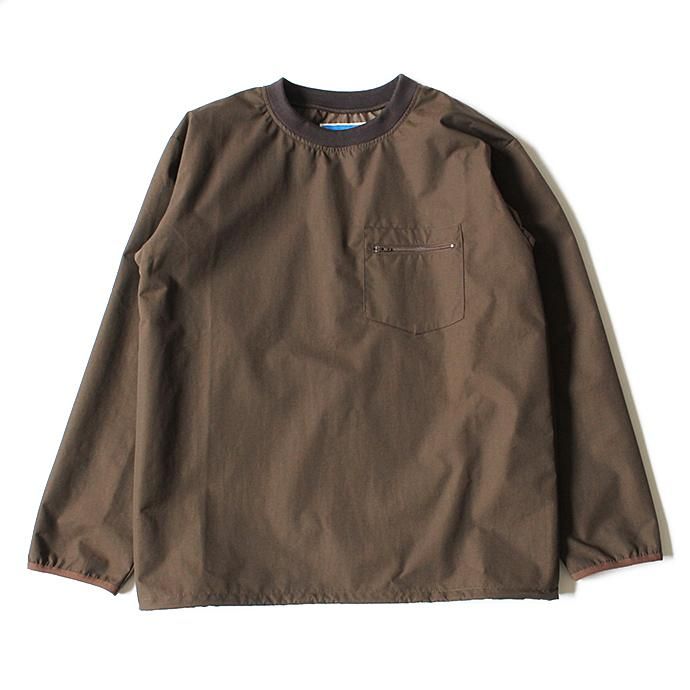 Powderhorn Mountaineering Shelled Crew ナイロンシェル クルーネックプルオーバー - Brown<img class='new_mark_img2' src='//img.shop-pro.jp/img/new/icons47.gif' style='border:none;display:inline;margin:0px;padding:0px;width:auto;' /> 02
