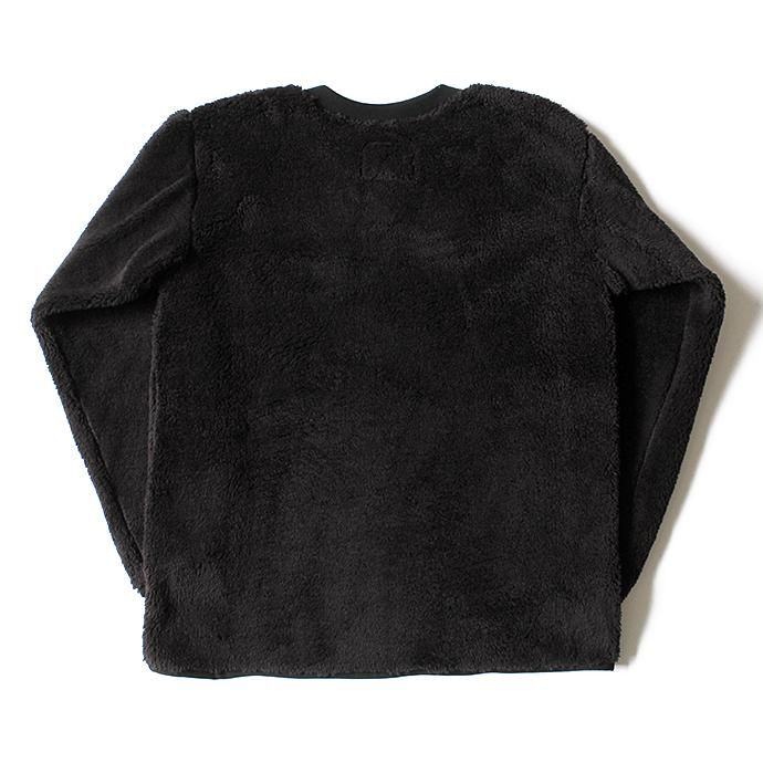 Powderhorn Mountaineering Pile Crew フリース クルーネックプルオーバー - Black 02