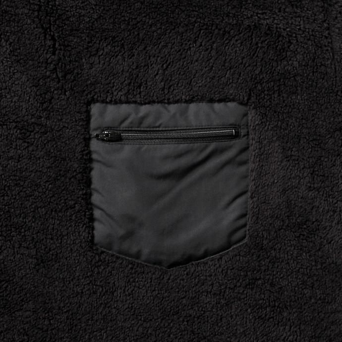 Powderhorn Mountaineering Pile Crew フリース クルーネックプルオーバー - Black 02