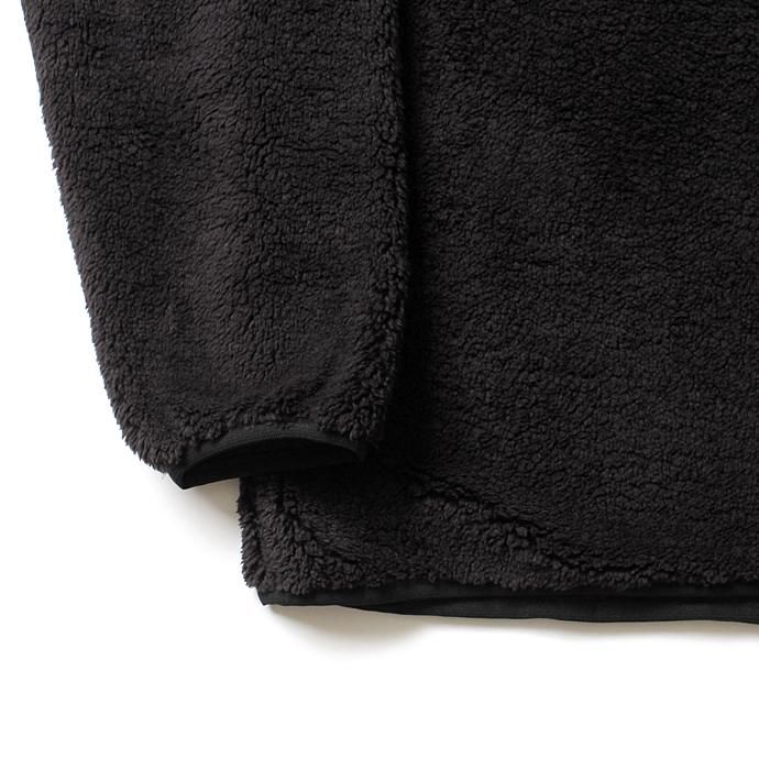 Powderhorn Mountaineering Pile Crew フリース クルーネックプルオーバー - Black 02