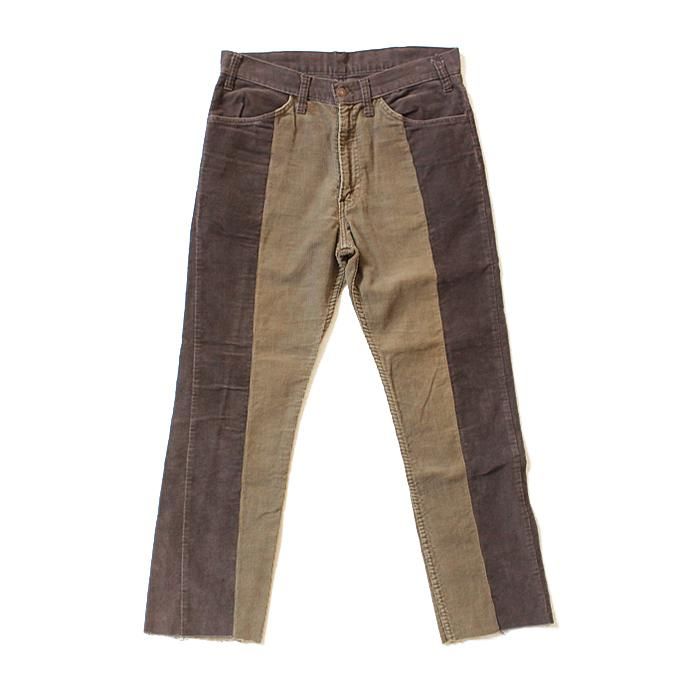 123396341 Hexico / Deformer Pants - Ex. U.S. Corduroy リメイクコーデュロイパンツ - 33 ブラウン 01