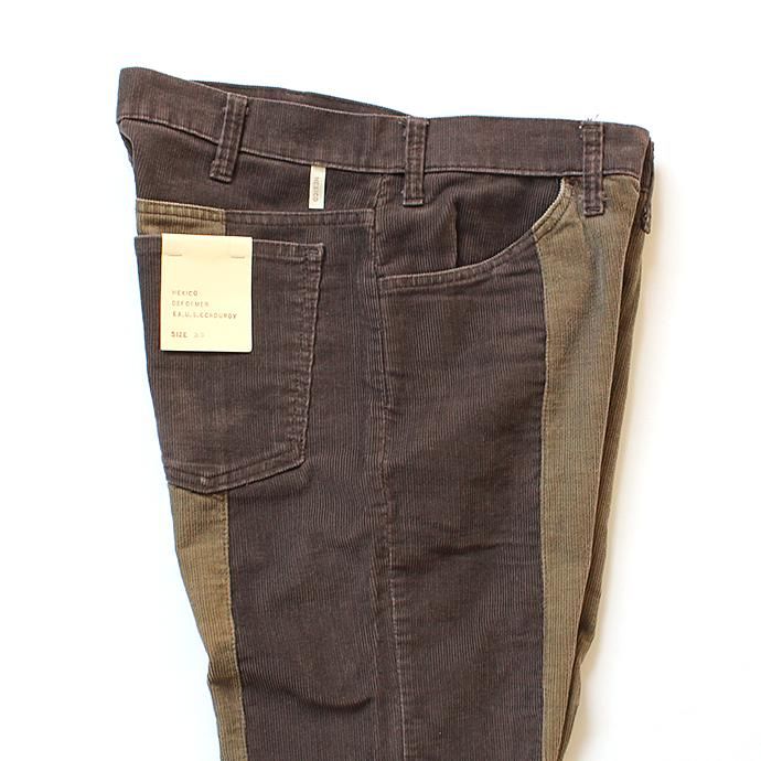 123396341 Hexico / Deformer Pants - Ex. U.S. Corduroy リメイクコーデュロイパンツ - 33 ブラウン 02