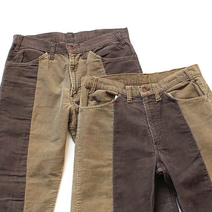 Hexico Deformer Pants - Ex. U.S. Corduroy リメイクコーデュロイパンツ - 33 ベージュ 02