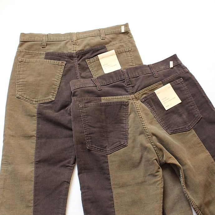 Hexico Deformer Pants - Ex. U.S. Corduroy リメイクコーデュロイパンツ - 33 ベージュ 02