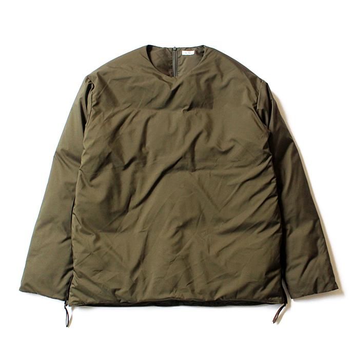 blurhms BHS-F17FW14 Invisible Down Tee - Khaki Grey プルオーバーダウンT - オリーブ<img class='new_mark_img2' src='//img.shop-pro.jp/img/new/icons47.gif' style='border:none;display:inline;margin:0px;padding:0px;width:auto;' /> 01