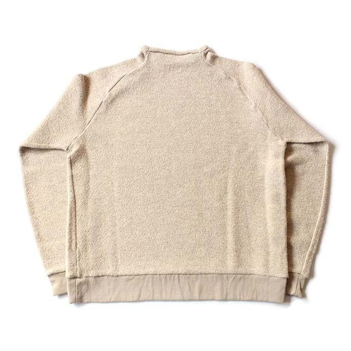 blurhms BHS-C17FW19 Tweed Fleece Bottle-Neck - Ivory ツイードフリースボトルネック アイボリー<img class='new_mark_img2' src='//img.shop-pro.jp/img/new/icons47.gif' style='border:none;display:inline;margin:0px;padding:0px;width:auto;' /> 02