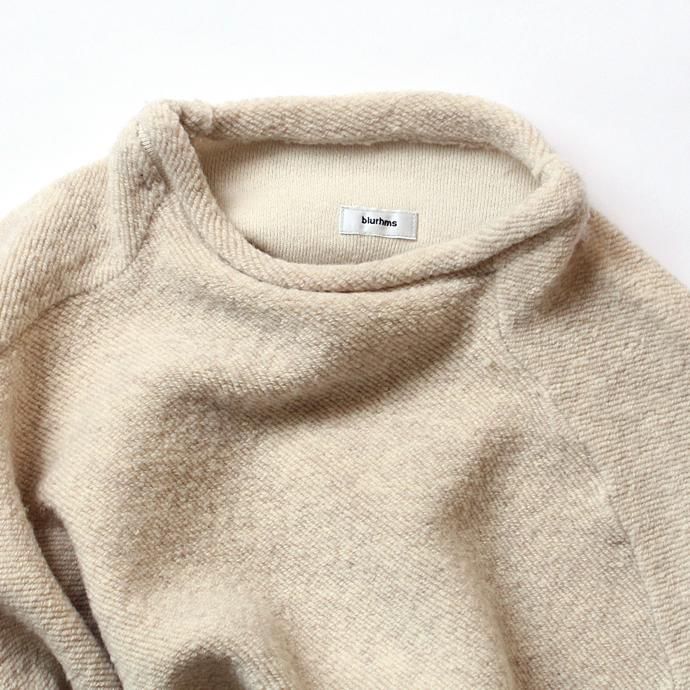 blurhms BHS-C17FW19 Tweed Fleece Bottle-Neck - Ivory ツイードフリースボトルネック アイボリー<img class='new_mark_img2' src='//img.shop-pro.jp/img/new/icons47.gif' style='border:none;display:inline;margin:0px;padding:0px;width:auto;' /> 02