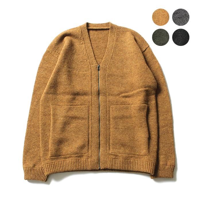 crepuscule Whole Garment V/N Zip Cardigan Vネックジップフロントカーディガン 1703-009 全4色 01