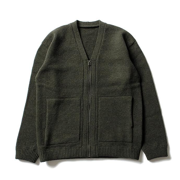 crepuscule Whole Garment V/N Zip Cardigan Vネックジップフロントカーディガン 1703-009 全4色 02